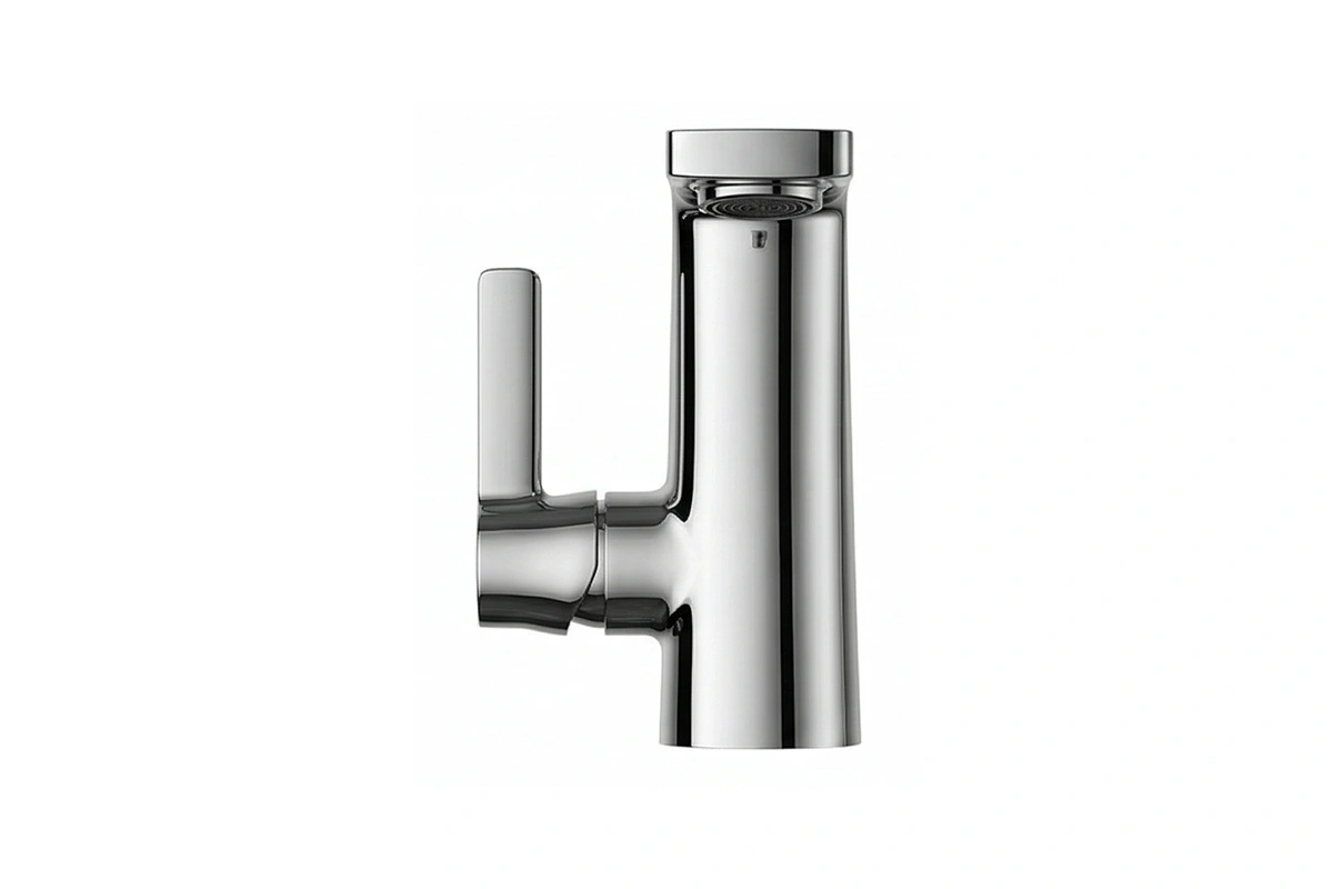 Modern single-handle faucet for smaller boutique ensuites