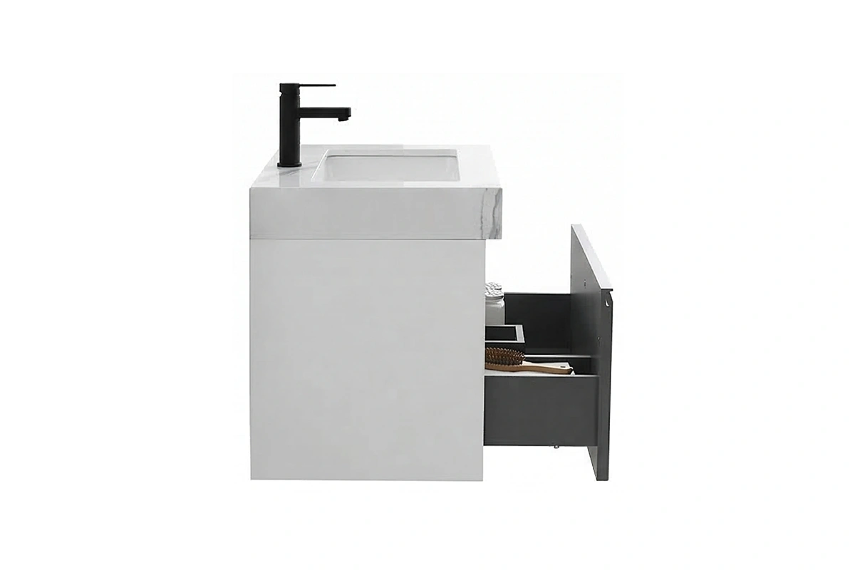 minimal compact vanity unit