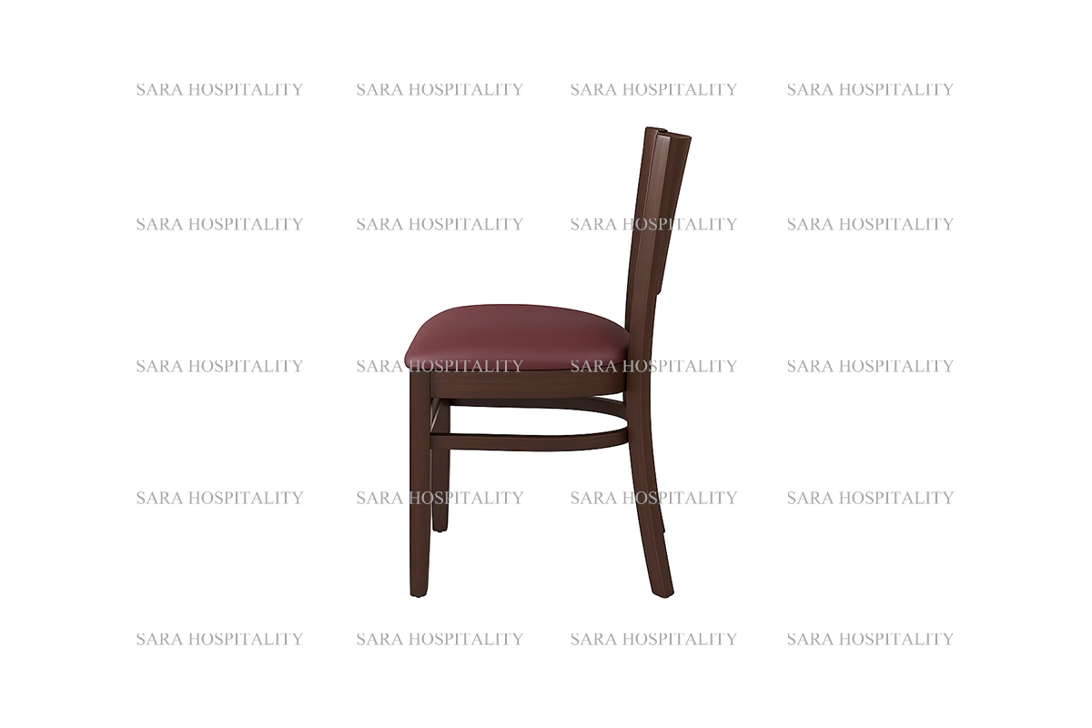 Durable Curved Back Dining Chair for hotel buffets
