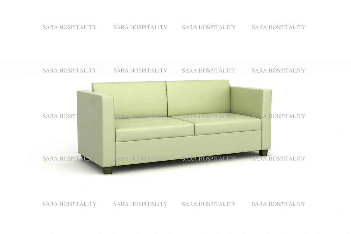 Contemporary Upholstered Hospitality Sofa – Beige - 4