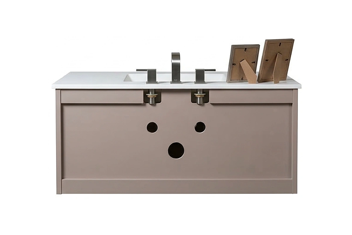 Clean-Lined Essential Counter Unit for modern coastal resort suites