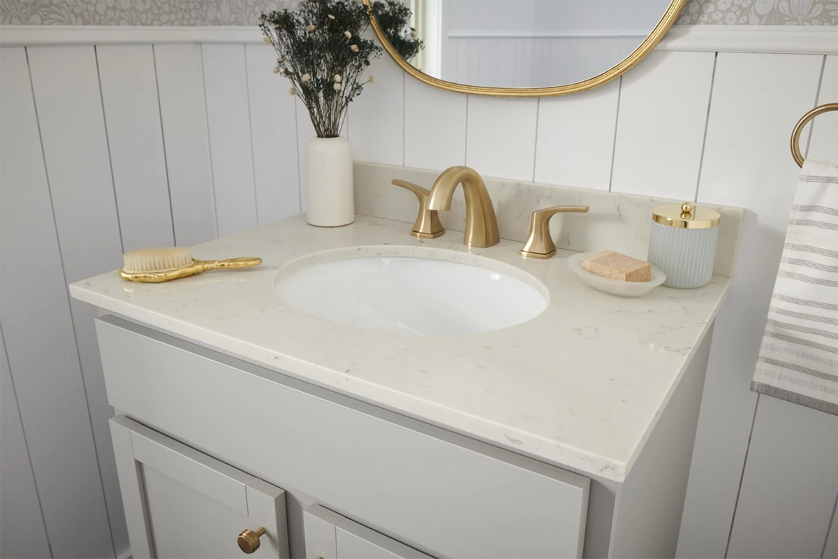 Distinctive Signature Basin Top for upscale hotel ensuite bathrooms