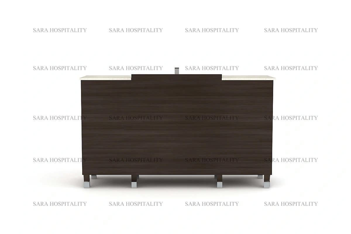 Contemporary side cabinet vanity base designed for luxury boutique hotel ensuites