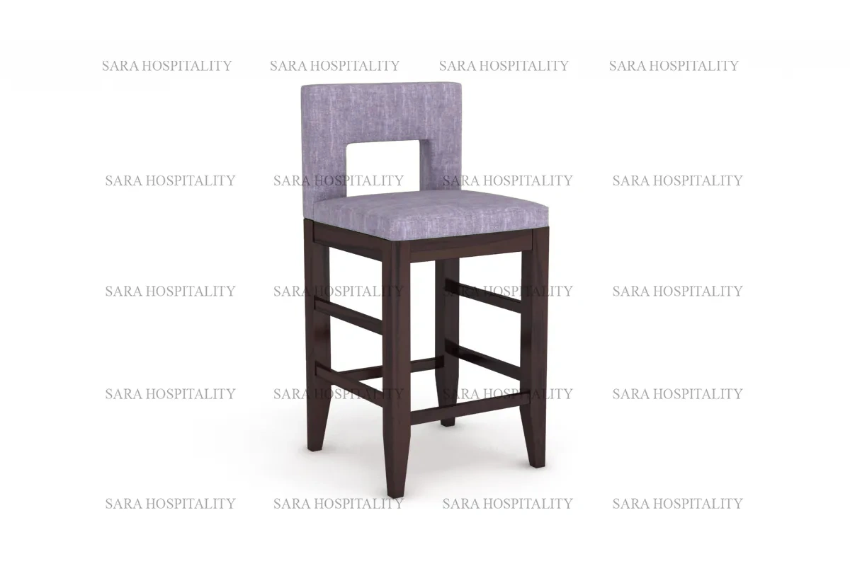 Durable Square Frame Dining Chair for hotel buffet dining.