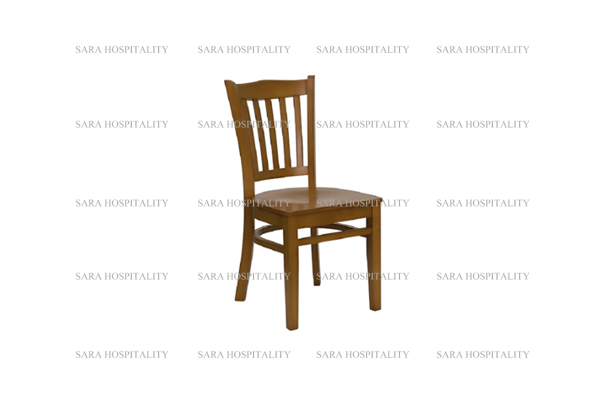 Classic Traditional Slat Back Chair for hotel morning dining