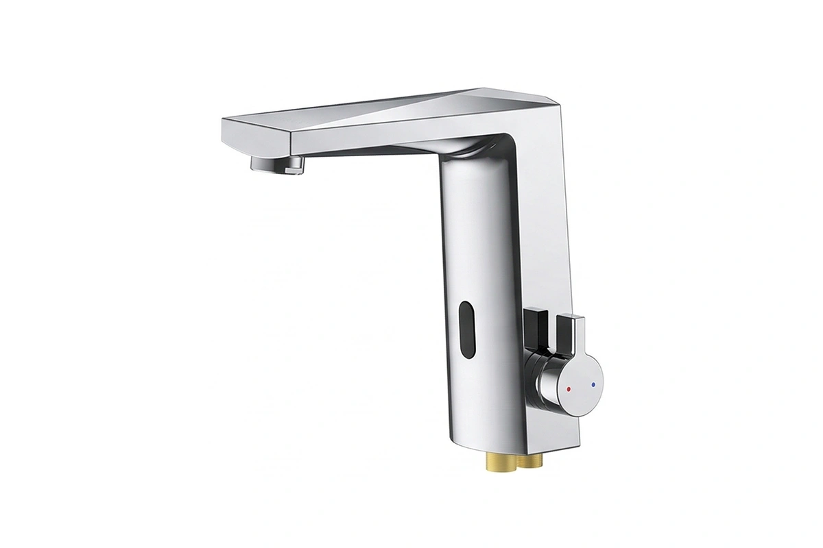 Hospitality-grade infrared sensor faucet for water-efficient suites