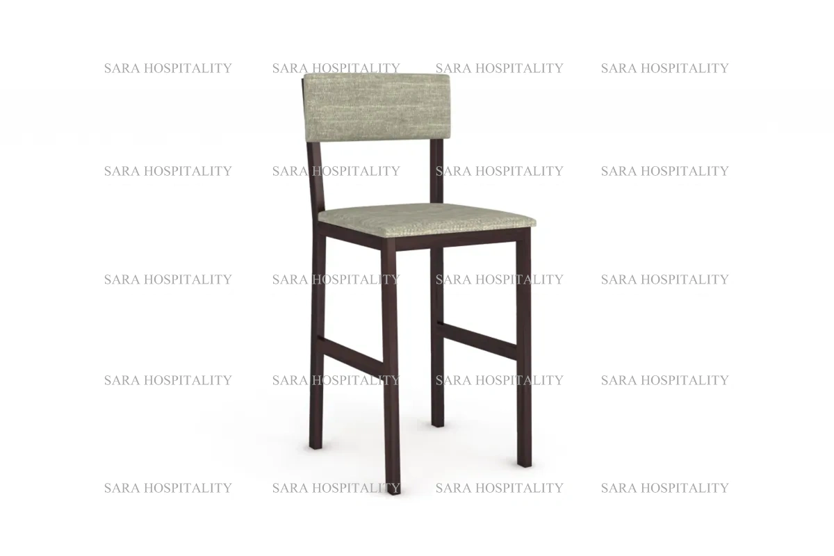 Urban Metal Back Chair for hotel breakfast dining areas.