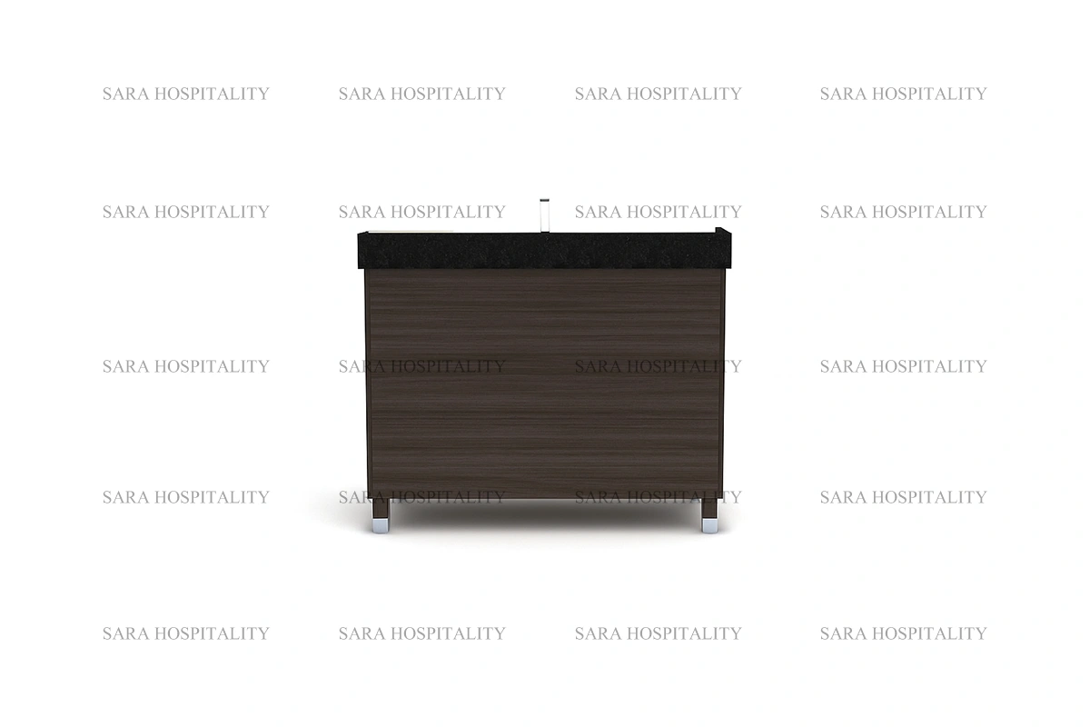 High-Capacity Double Drawer Vanity Base for high-traffic hospitality washrooms