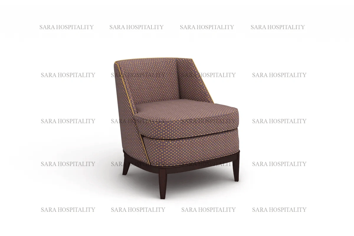 Zen Minimalist Lounge Chair for hotel breakfast patios