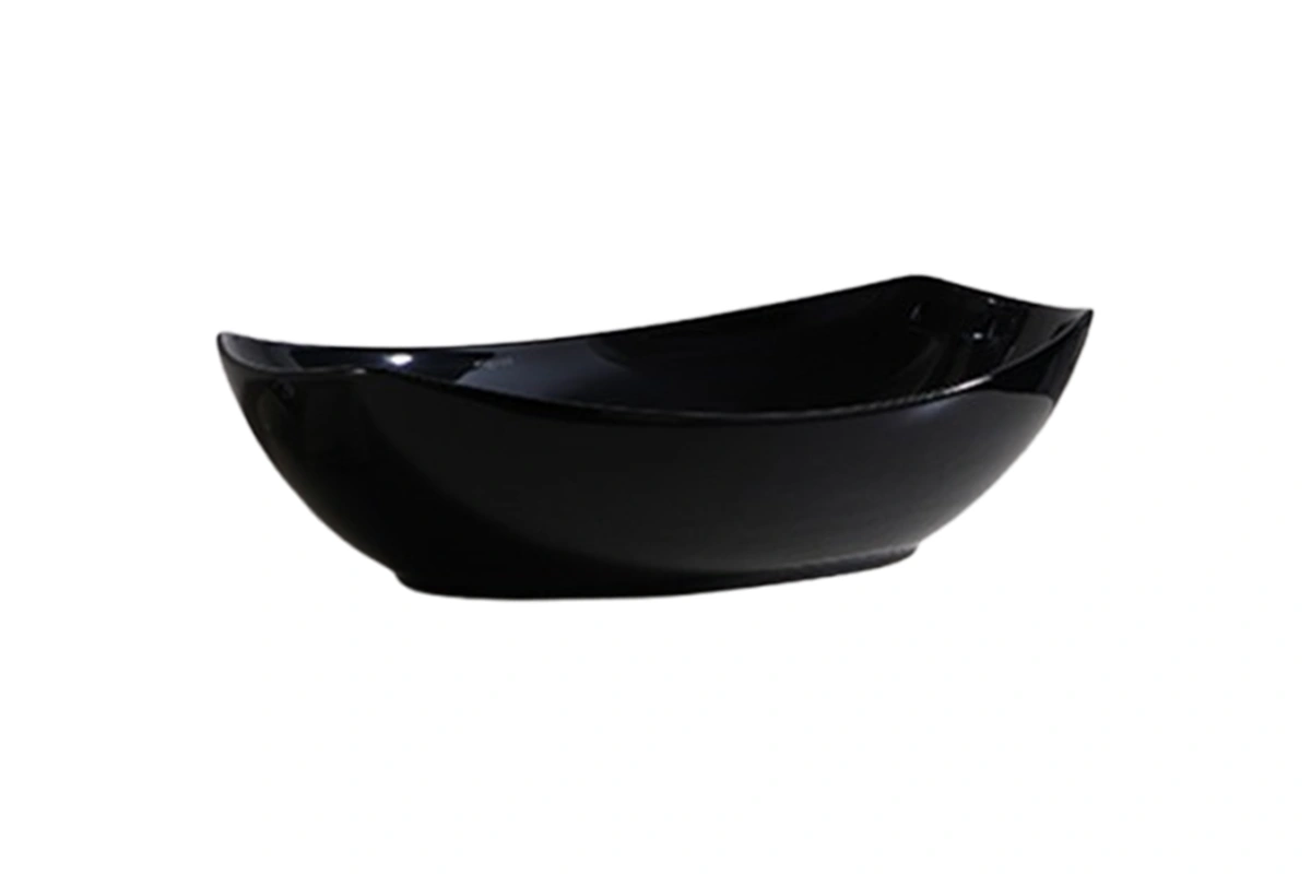 Minimalist circular basin sink featuring a smooth matte finish and a deep, symmetrical bowl
