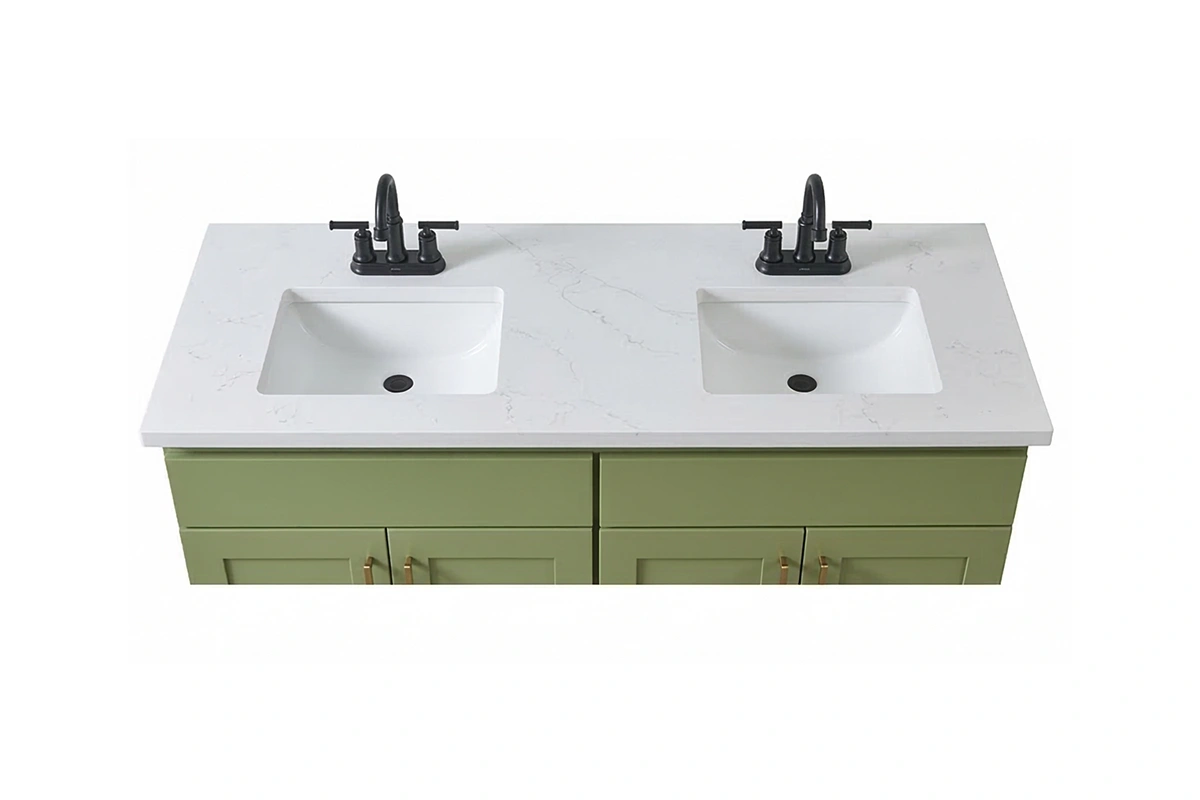 Chic Modern Countertop for trend-forward boutique dressing areas