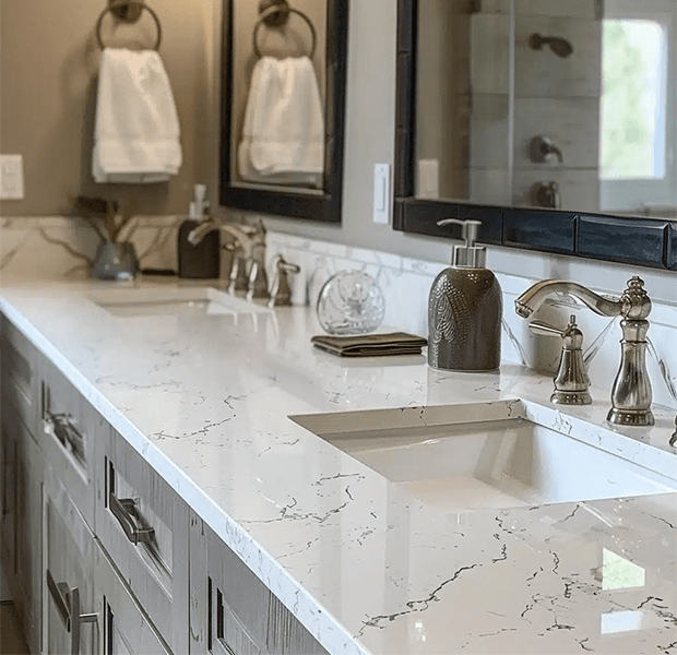 Quartz Bathroom Countertops