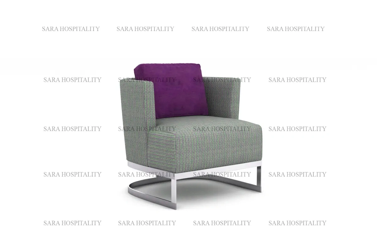durable metal base lounge chair