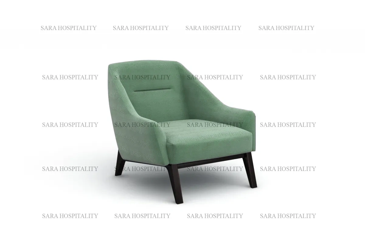 Agile Light Frame Lounge Chair for adaptable hotel buffet configurations
