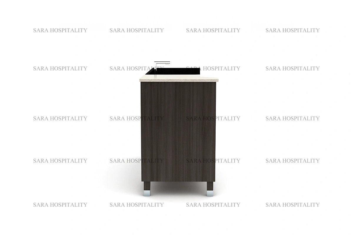 Chic Double Drawer Vanity Base for sophisticated boutique dressing areas