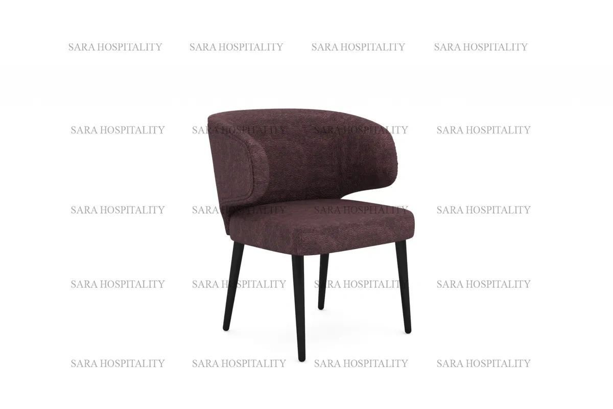 Zen Minimalist Accent Chair for serene hotel morning dining