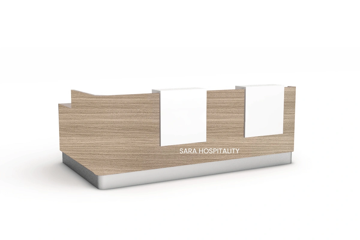 Monolithic structure with 3D diamond-cut front paneling for a bold, artistic entrance