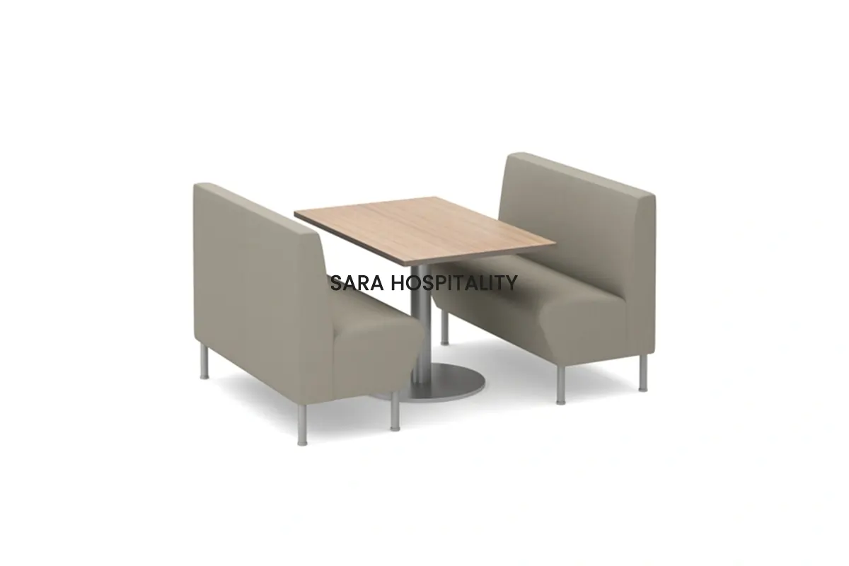 Stylish booth dining set for hotel restaurants and cafes – custom hospitality furniture designed for comfort and longevity