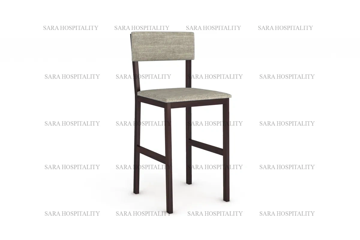 Contemporary wingback-style chair with plush upholstery and a sleek, minimalist four-star base