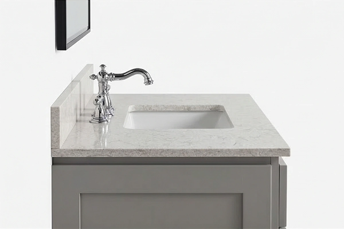 Elegant Refined Vanity Surface for welcoming heritage inn baths