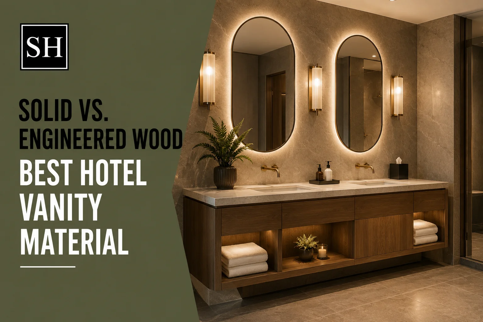 Engineered Vs Solid Solid vs Engineered Wood Vanity: Which Is Best for Hotel Bathrooms?